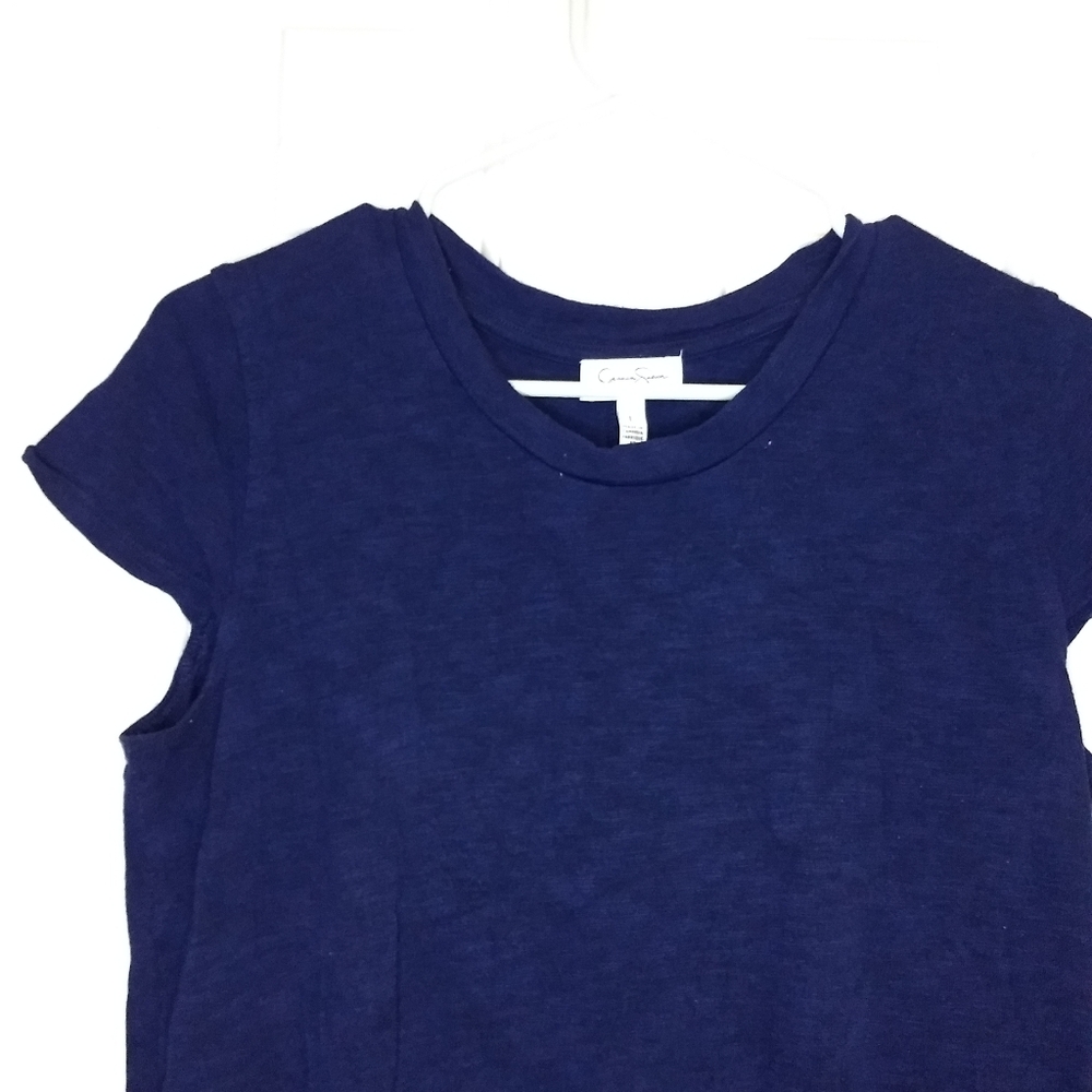 Long, Blue, Shift Dress